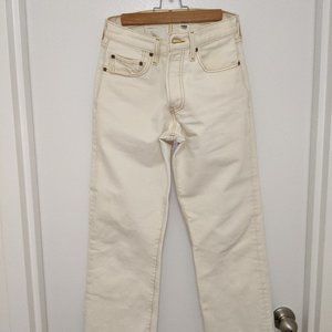 Vintage Bleached White 501 LEVI Jeans